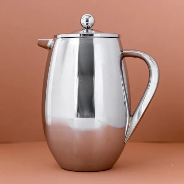 Stempelkande 8 kopper dobbeltvægget rustfrit stål La Cafetière LCDBLSS8CUP by La Cafetière color Sort