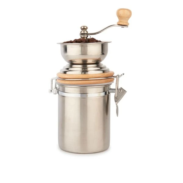 Kaffekværn og opbevaring rustfrit stål La Cafetière LCGRINDSS by La Cafetière color Sort