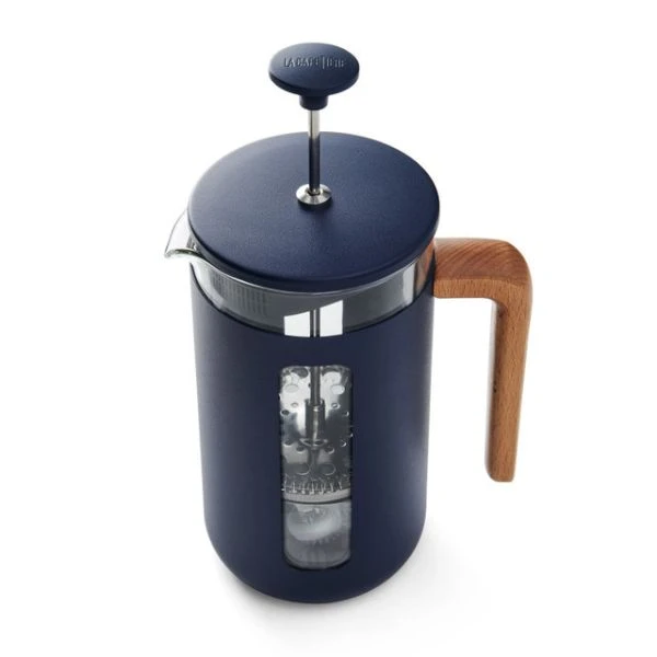 Pisa stempelkande 8 kopper navy træhåndtag La Cafetière LCPISA8CPNVY by La Cafetière color Sort