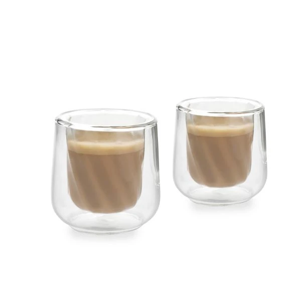 Siena dobbeltvægget cortado glas 2 stk La Cafetière LCDWCORT2PC by La Cafetière color Sort