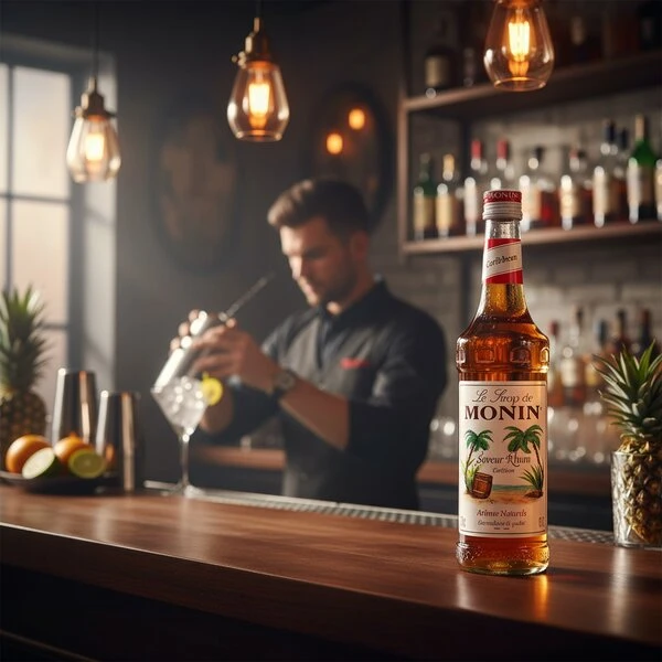 Monin Syrup Caribisk Rom /  Caribbean Rum FL 70 50000094 by MONIN color Sort
