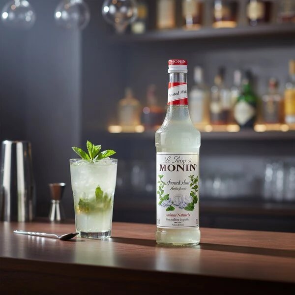 Monin Frosted Mint Syrup FL 70 50000017 by MONIN color Sort