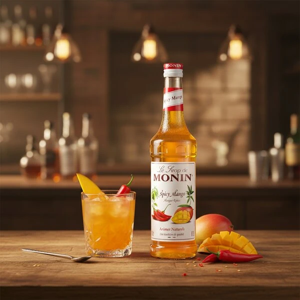 Monin Spicy Mango Syrup FL 70 50000074 by MONIN color Sort