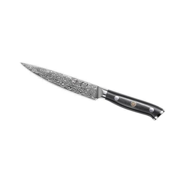 Damascus By Hâws Utility Knife 23.6 Cm 30-DHB013 by Damascus by Hâws color Sølv/ brun