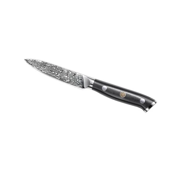 Damascus By Hâws Paring Knife 20 cm 30-DHB014 by Damascus by Hâws color Sølv/ brun