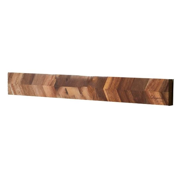 Laguiole by Hâws Magnetisk Knivholder Akacietræ 40 cm 30-LGMWKHA by Laguiole By Hâws color Sølv/ brun