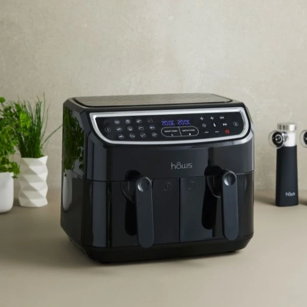 Hâws Sejerø 2.0 Double AirFryer 2X4.5L 2400W Pfas Free Coating 30-AFRY30900 by Hâws color Sort