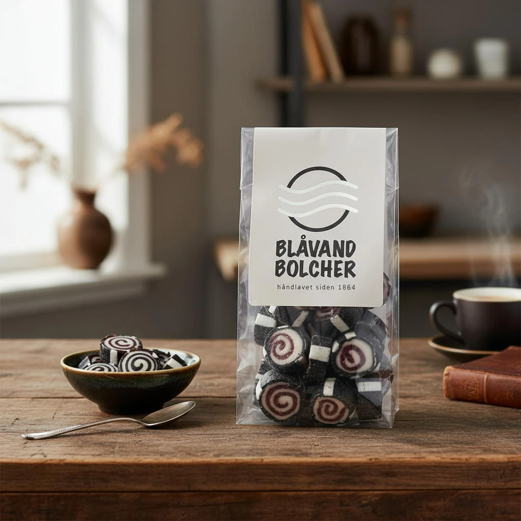 Bolsjer, Salmiak Lakrids 80g Blåvand Bolsjer 71084948 by Blåvand Bolcher color Sort