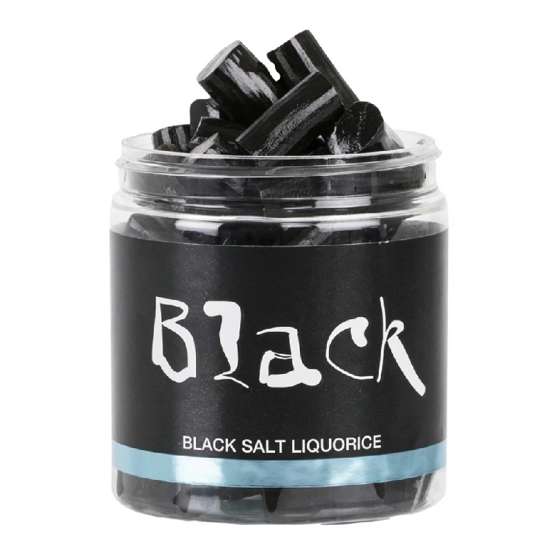 Salt lakrids i dåse 170g, Black liquorice 71084911 by Black Liquorice color Sort
