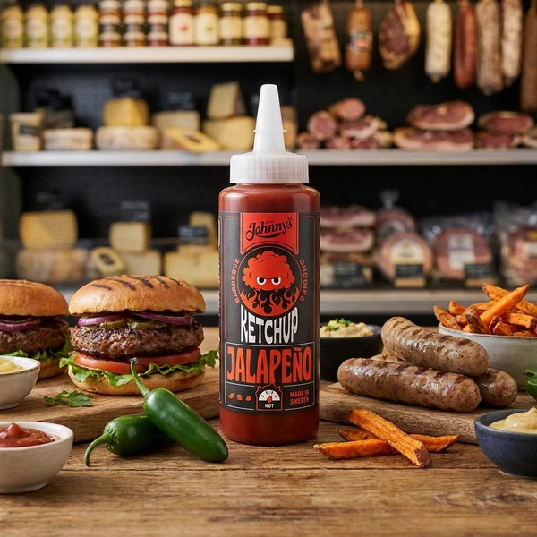 Johnny's Buddies Jalapeño ketchup 255ml 580271 by Deli Drengene color Sort