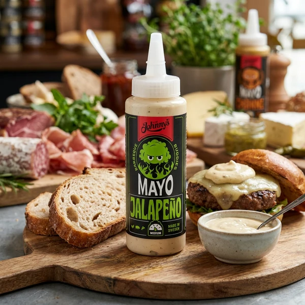 Johnny's Buddies Jalapeño mayo 255ml 580274 by Deli Drengene color Sort