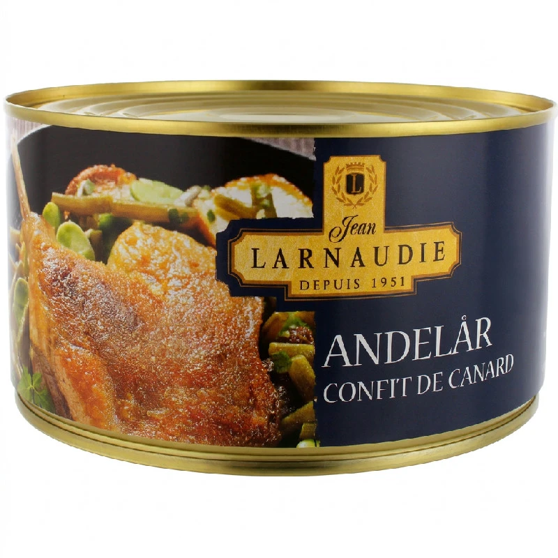 Larnaudie Ande Confit Lår 1240G 12728 by Deli Drengene color Sort