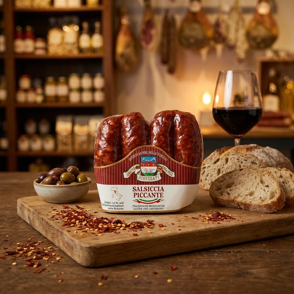 Tørrede Salsiccia Chili 200g - Deli Drengene 1132 by Deli Drengene color Sort