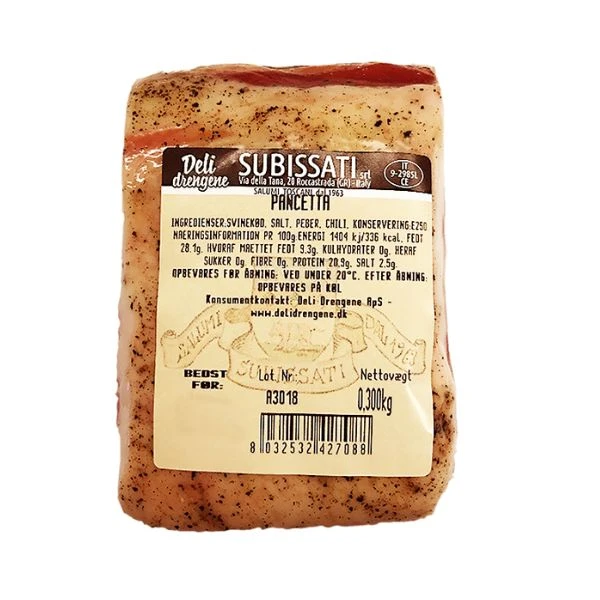 Pancetta 300g - Deli Drengene 1121 by Deli Drengene color Sort