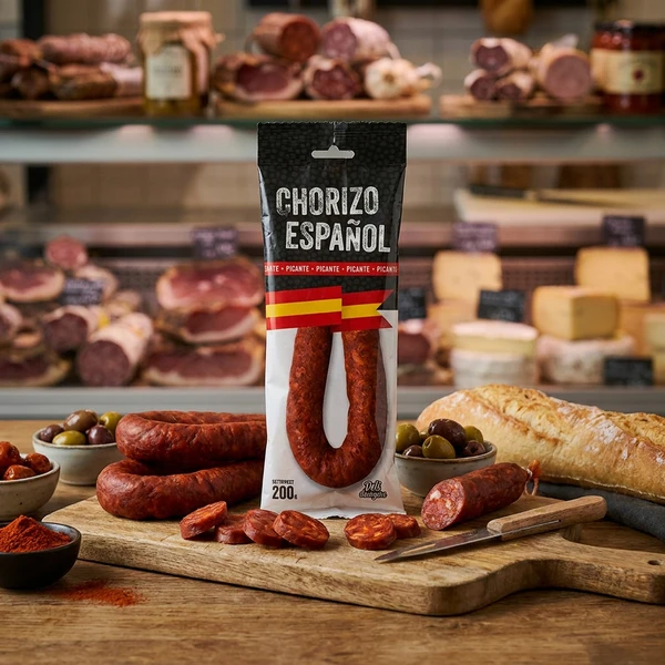 Chorizo Ring Hot 200g - Deli Drengene 211 by Deli Drengene color Sort