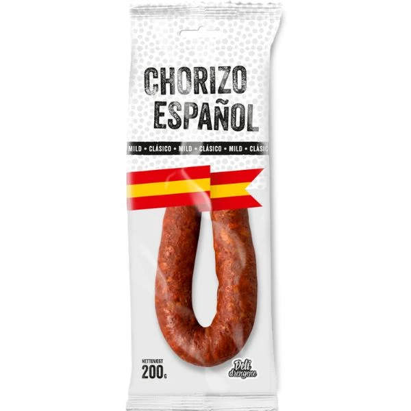 Mild Chorizo Ring 200g - Deli Drengene 212 by Deli Drengene color Sort