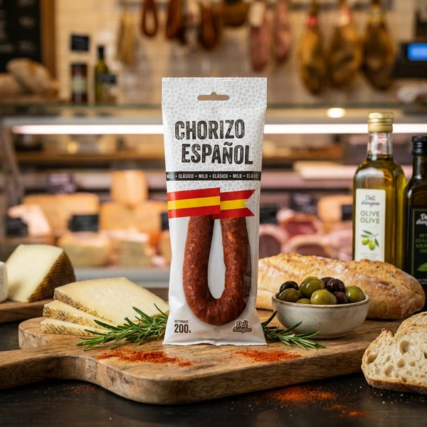 Mild Chorizo Ring 200g - Deli Drengene 212 by Deli Drengene color Sort