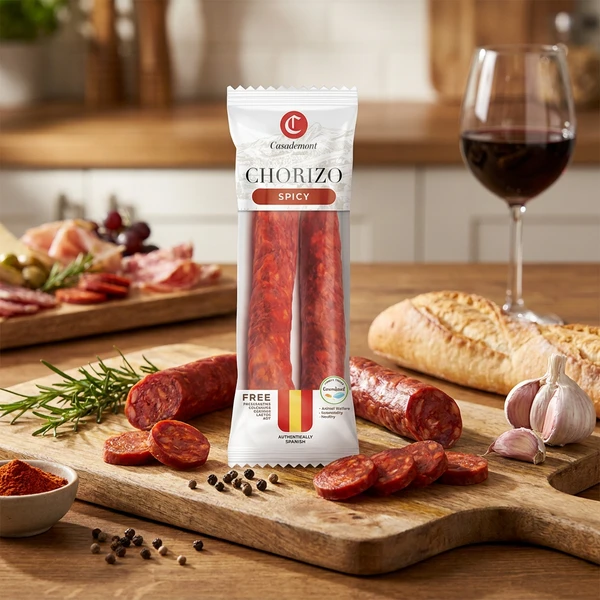 Chorizo collar piccanta 225g - Deli Drengene 12291 by Deli Drengene color Sort