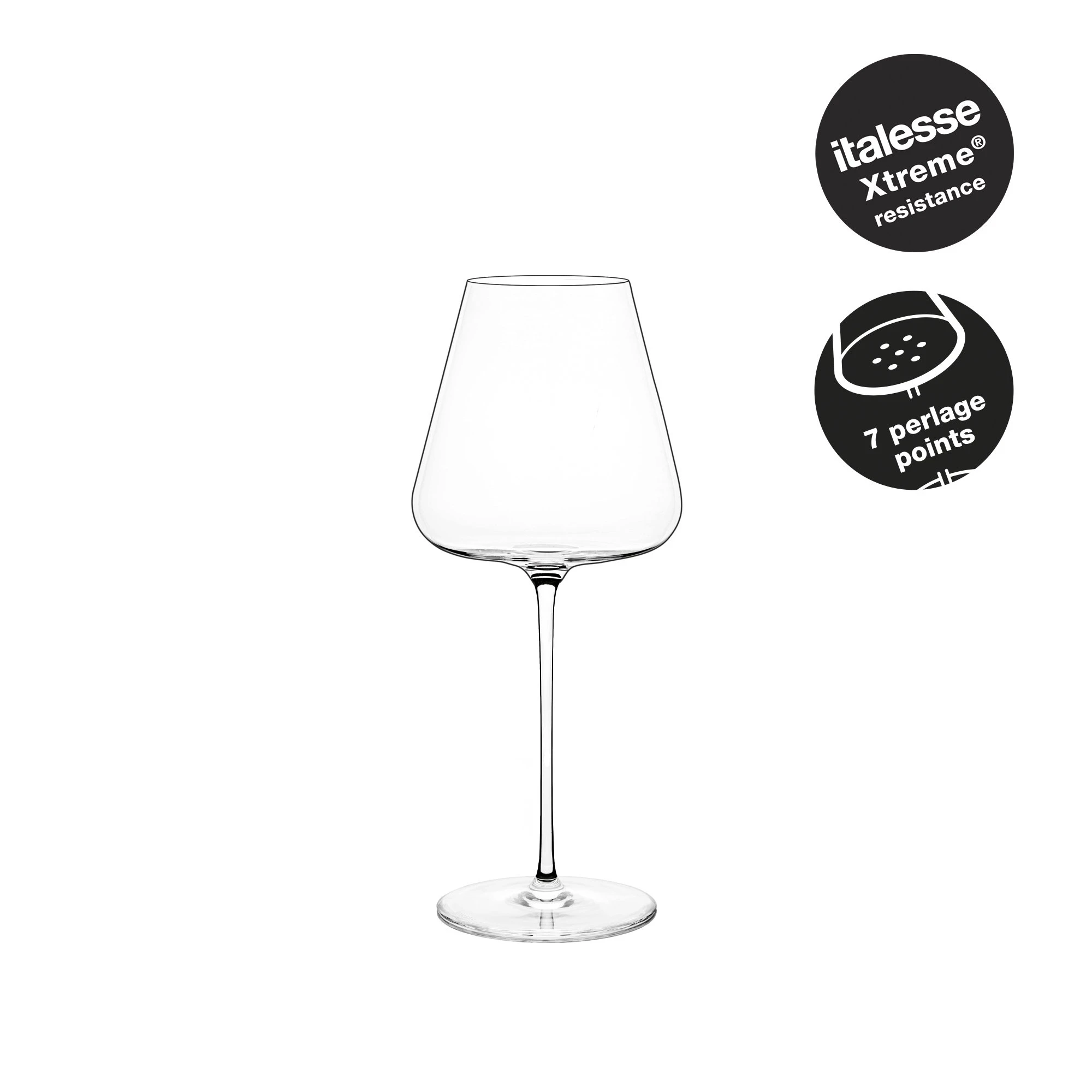Champagneglas Etoile Sparkle 6 stk. 70009 by Etoile color Sort
