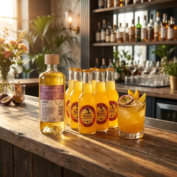 Passion & Mango - Månedens Cocktail - Drinkspakke Barlifepakke103 by KOSKENKORV color Sort