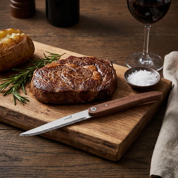 LAGUIOLE 6 steakknive i trææske 40268880 by Laguiole color Sort