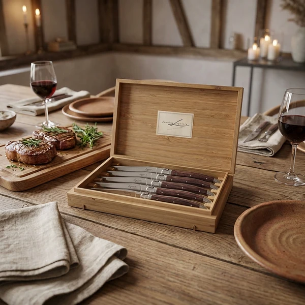 Laguiole Domaine steakknive - 6 stk. 40268532 by Laguiole color Sort