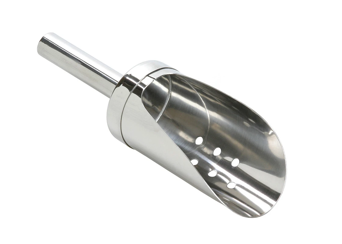 Isske rustfrit stål m. huller 25 cl 0250L by Fuchs Gastro color Sølv