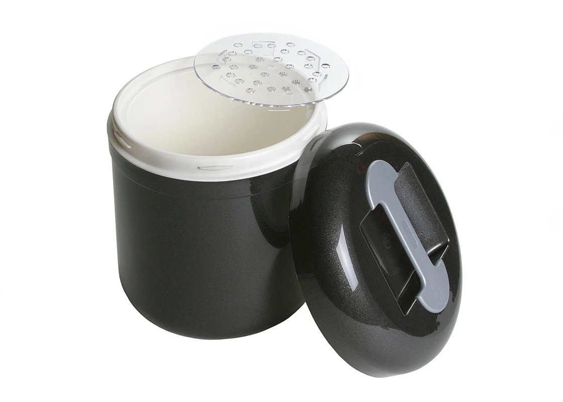 Isspand 4 liter antracit - plastik 4883 by Fuchs Gastro color Sort