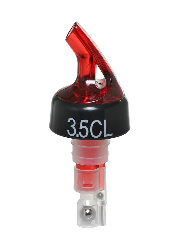 Compact skænkeprop 35 ml - neon rød 5521LR by Fuchs Gastro color Sort