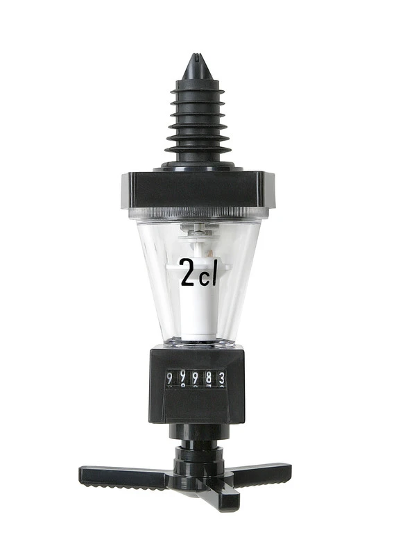 Doseringsmål m. tæller 20 ml 8942L by Fuchs Gastro color Sort