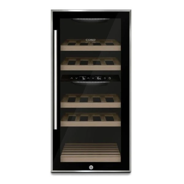 Caso WineComfort 24 Black vinskab CS644 by CASO color Sort
