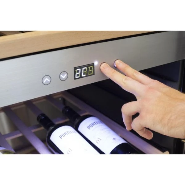 Caso WineComfort 660 Smart vinkøleskab CS725 by CASO color Sort