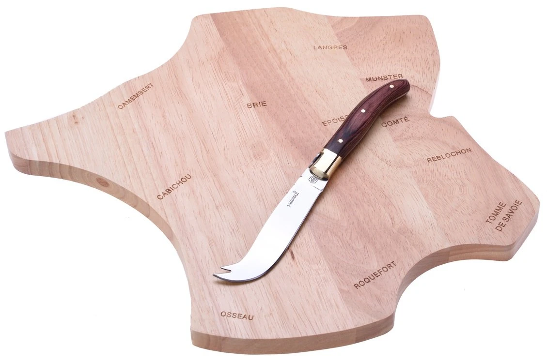 Laguiole Ostebræt med ostekniv 40268541 by Laguiole color Sort