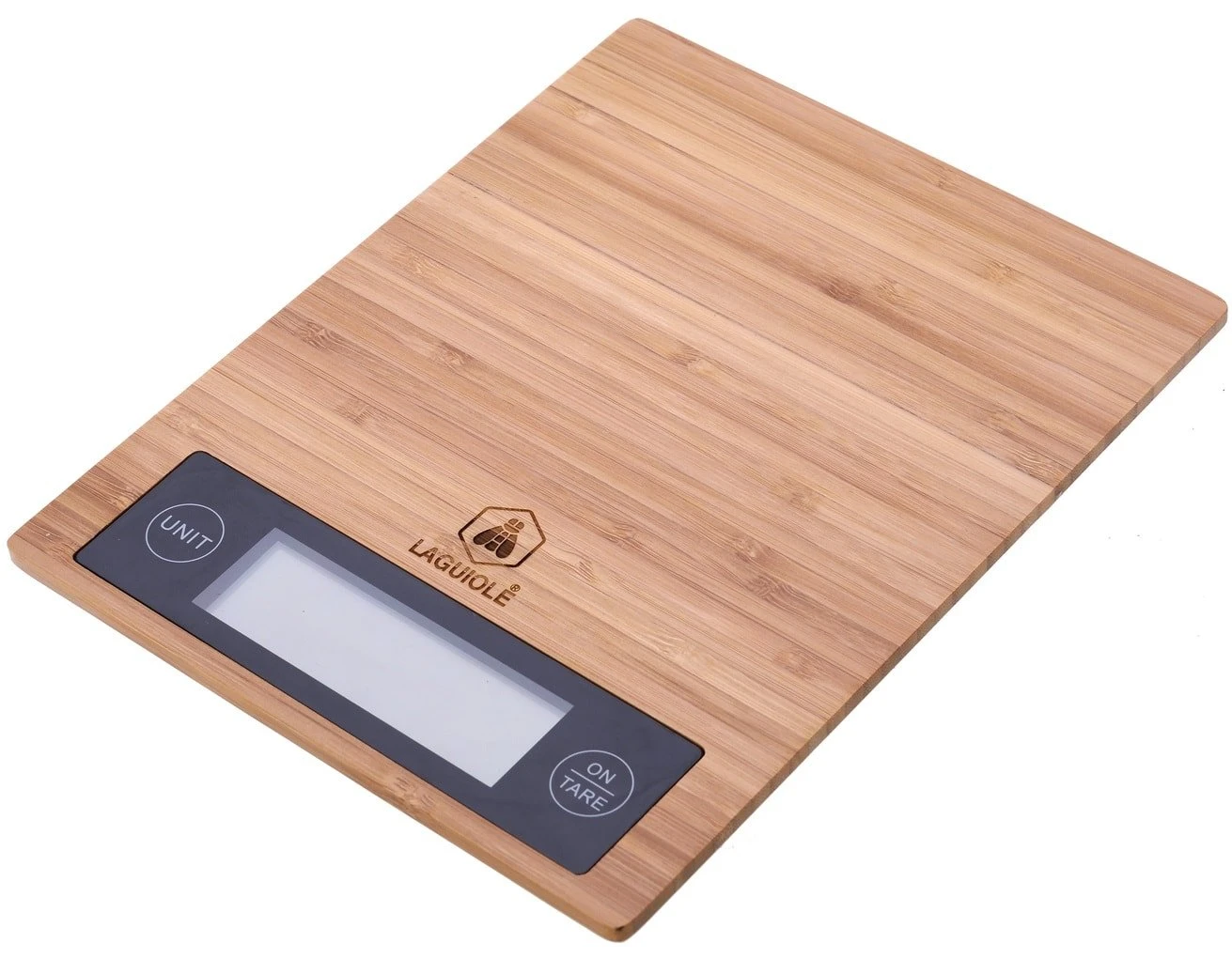 LAGUIOLE Elektronisk vægt i bambus 40268456 by Laguiole color Sort