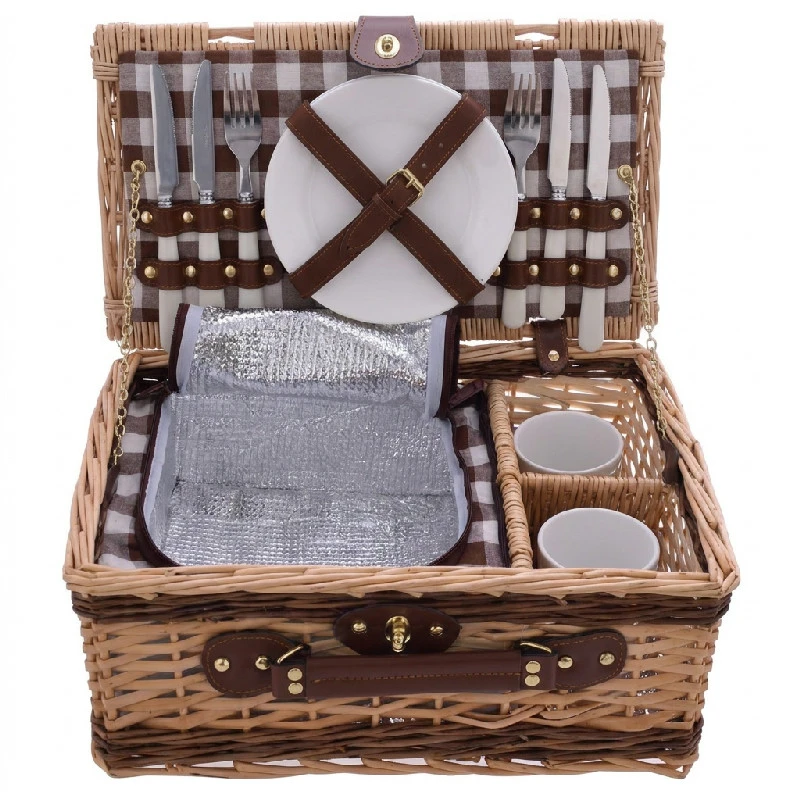 Laguiole Picnickurv til 2 personer 40268331 by Laguiole color Sort