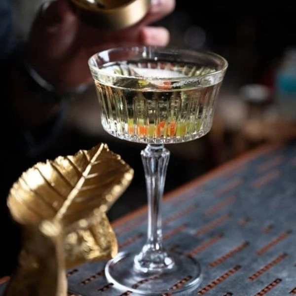 RCR Timeless Champagne Coupe 26 cl 6stk. Glas0765 by RCR Glas color Sort