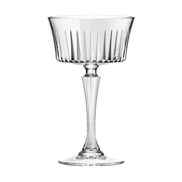 RCR Timeless Champagne Coupe 26 cl 6stk. Glas0765 by RCR Glas color Sort