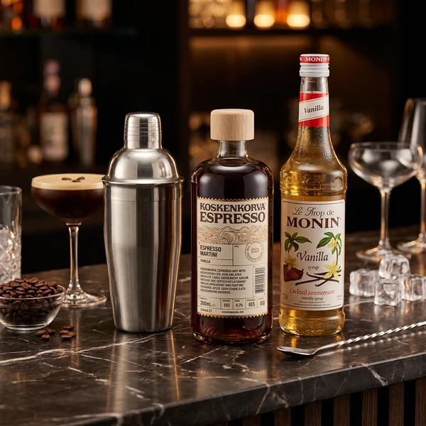 Espresso Martini Vanilla Sæt Barlifepakke106 by KOSKENKORV color Sort