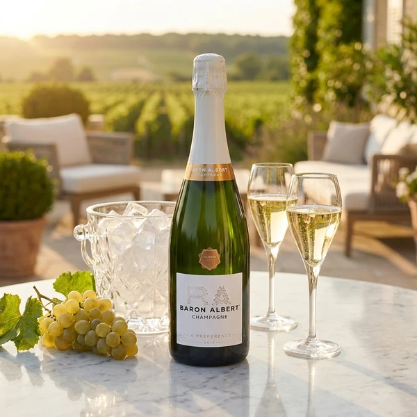 Champagne Brut 2018 Millesime La Préférence Baron Albert 604918 by Baron Albert color Sort
