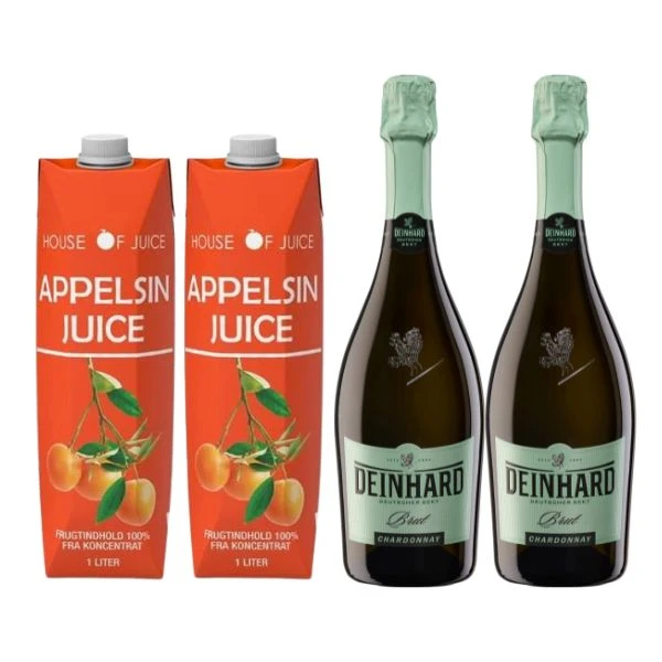 Velkomst Drinkspakke - Mimosa Velkomstdrinks5 by Deinhard color Sort