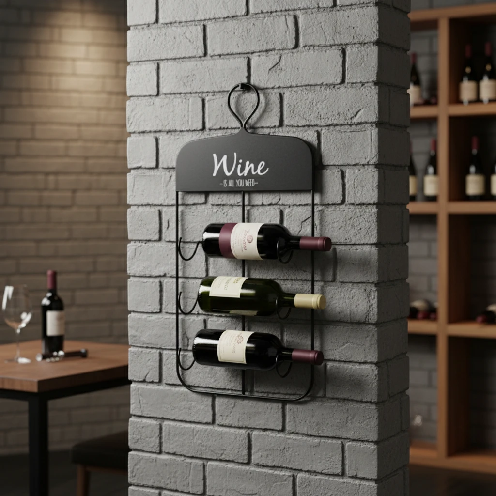Vinreol i metal NB1404010 by Koop color Metal