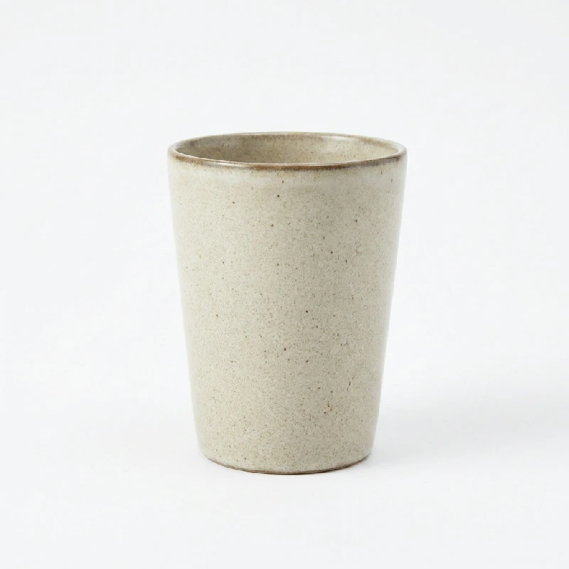 Krus uden hank Ø 10 cm - Sandfarvet Stentøj 5010990 by stentøj color Sort