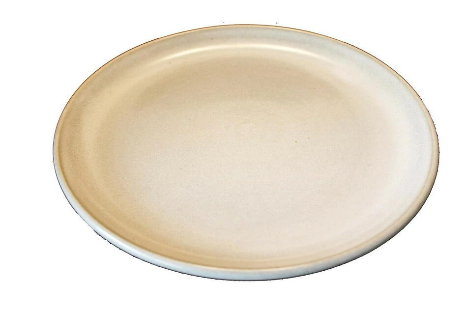 Tallerken 22cm - Sandfarvet Stentøj 5010993 by Koop color Sort