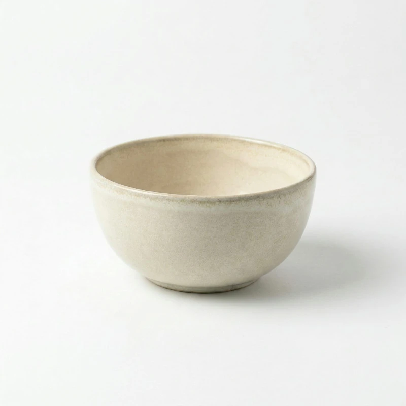 Skål ø 12,5cm - Sandfarvet Stentøj 5011000  color Sort
