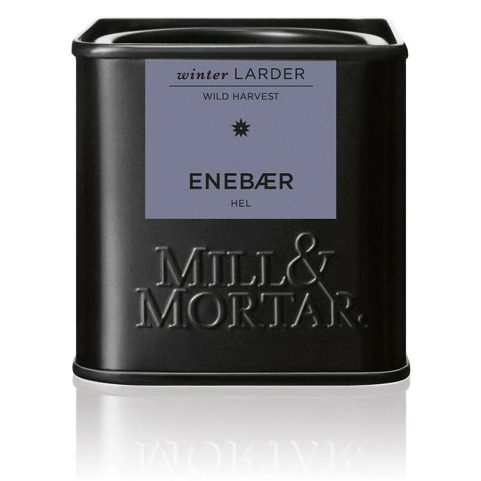 Enebær, hele, ØKO, 35 g 12238MM by mill&morto color Sort