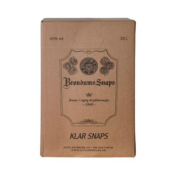 Brøndums Snaps Klar BIB 20 Liter 1001252 by BRØNDUM color Klar