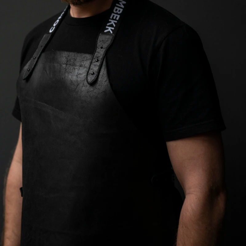 Combekk forklæde Souschef af genbrugslæder 5011111 by Fissler color Sort