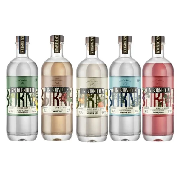 Gin Smagekasse "Bornholm gin" 5 x 70 cl Bundle28 by Bundle color Sort