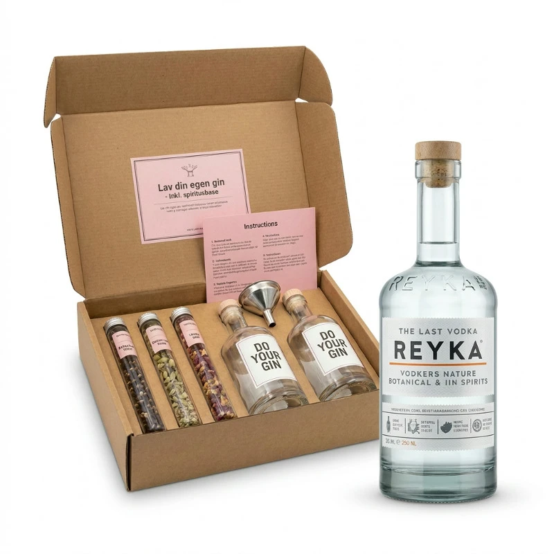 Lav din egen gin - Inkl. spiritusbase Bundle33 by Bundle color Sort