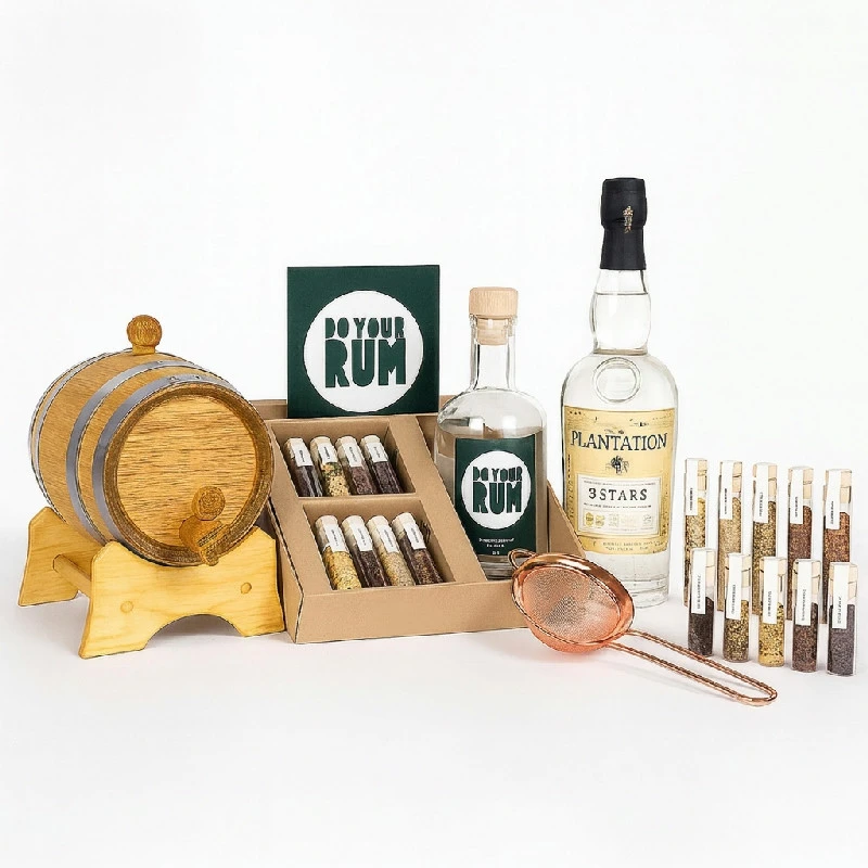 Lav din egen fadlagret rum - Inkl. spiritusbase Bundle38 by Bundle color Sort